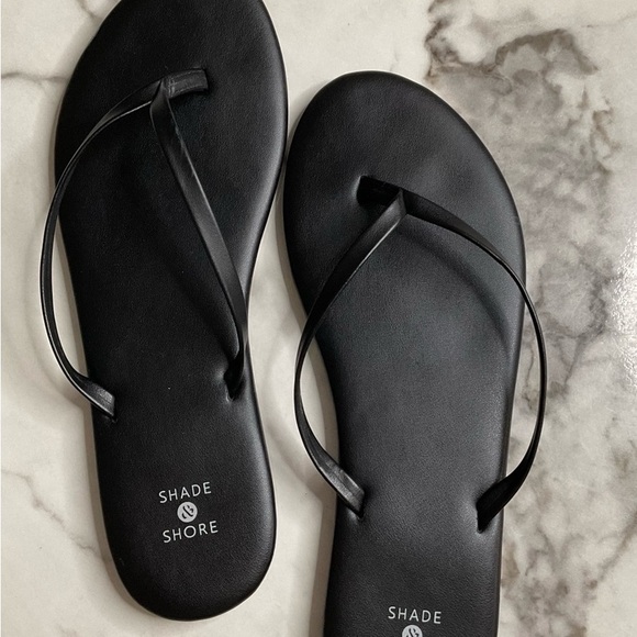 Shade & Shore Black Women's Sandals - Picture 1 of 2